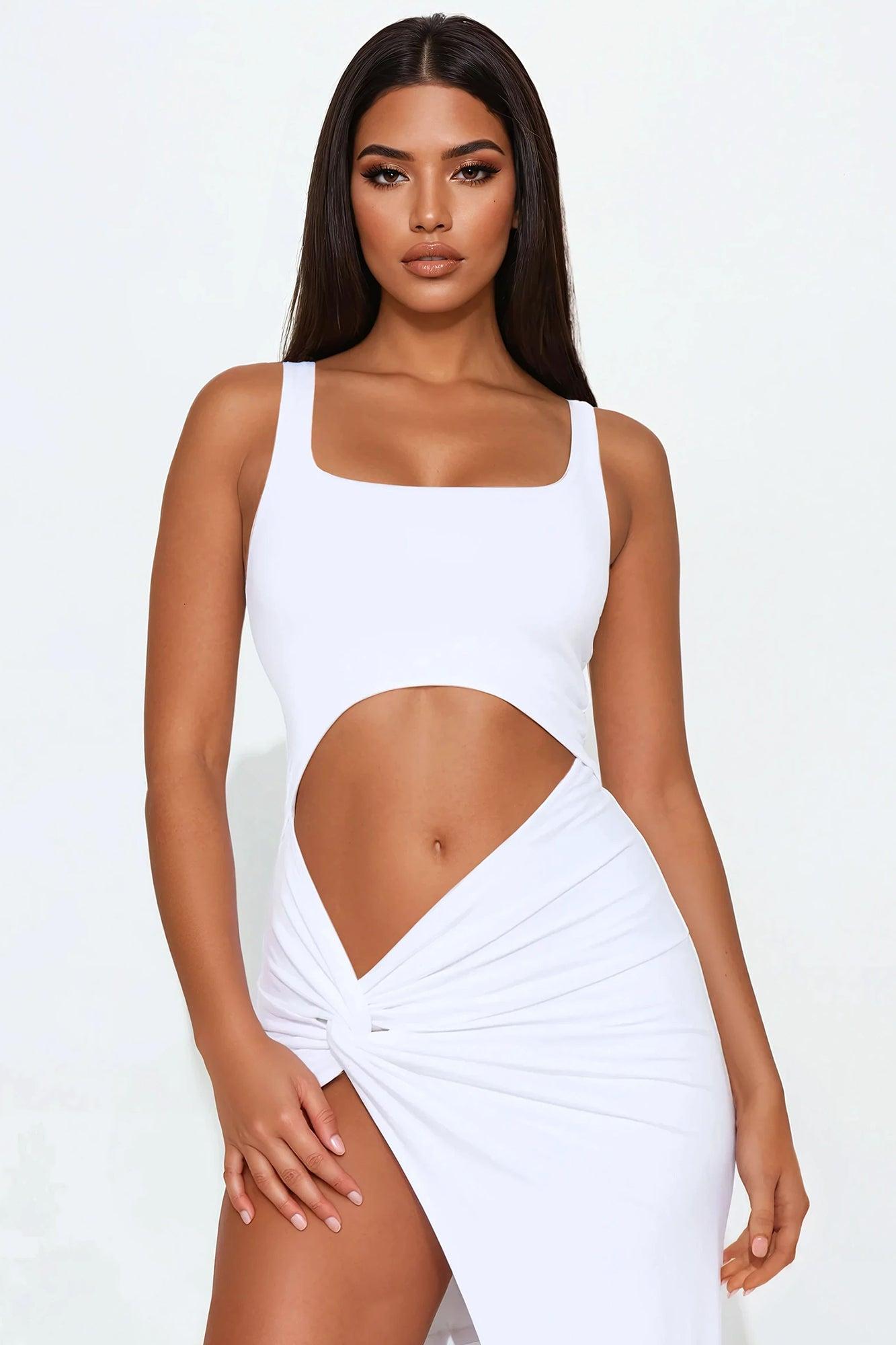 Summer Vibe Maxi Dress - White Product Image