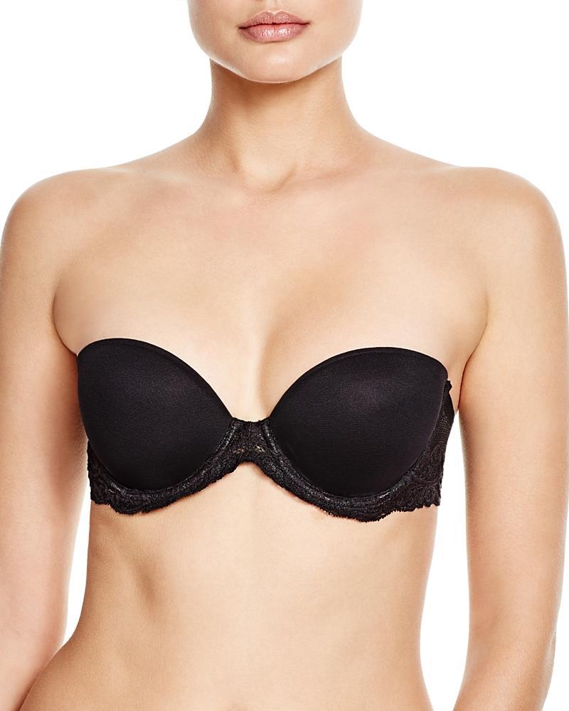 Feathers Strapless Plunge Bra Product Image