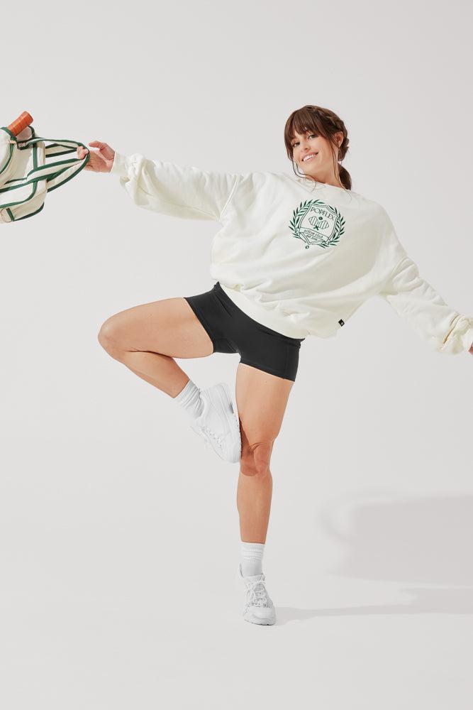 Cloud Crewneck Sweater - Black Product Image