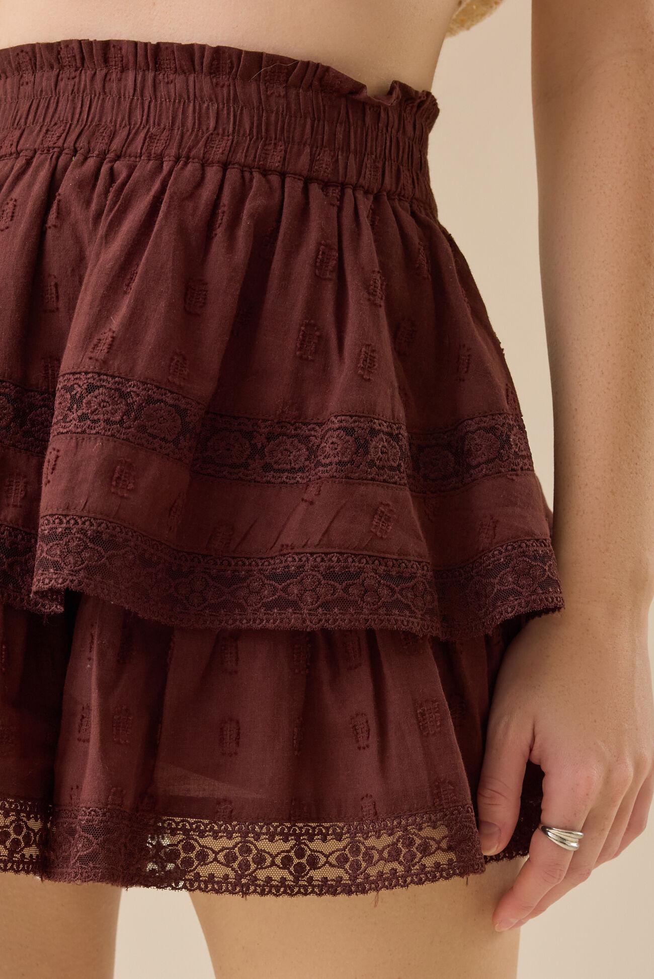 Raleigh Layered Lace Shorts Product Image