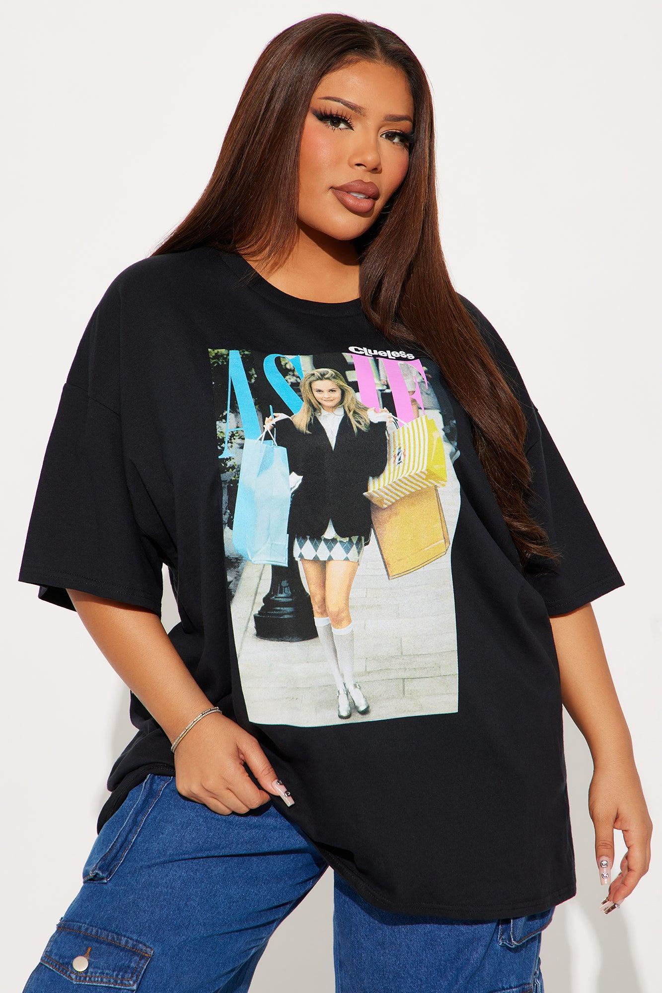 Clueless AS IF Tee - Black Product Image