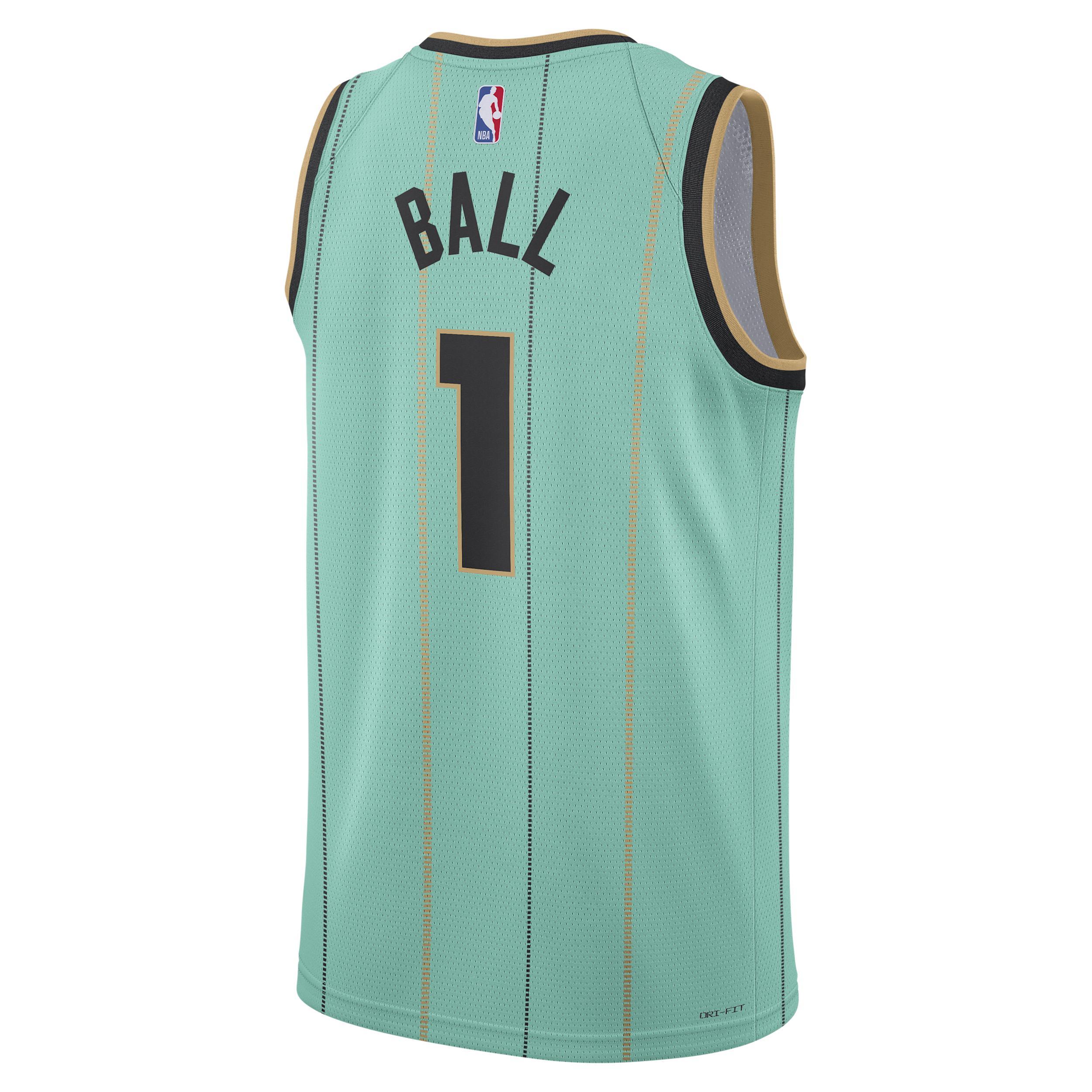 Men's LaMelo Ball Charlotte Hornets 2024/25 City Edition Jordan Dri-FIT NBA Swingman Jersey Product Image