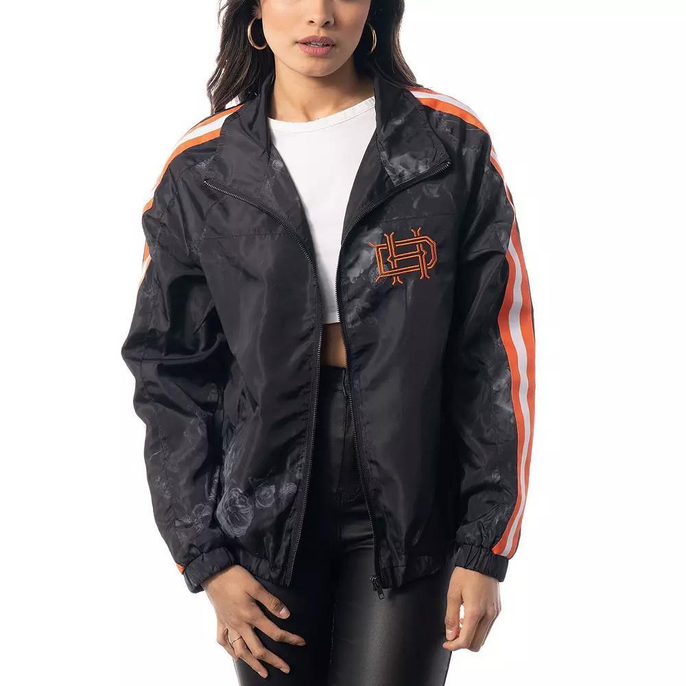 Women's The Wild Collective Black Houston Dynamo FC Full-Zip Track Jacket,  Product Image
