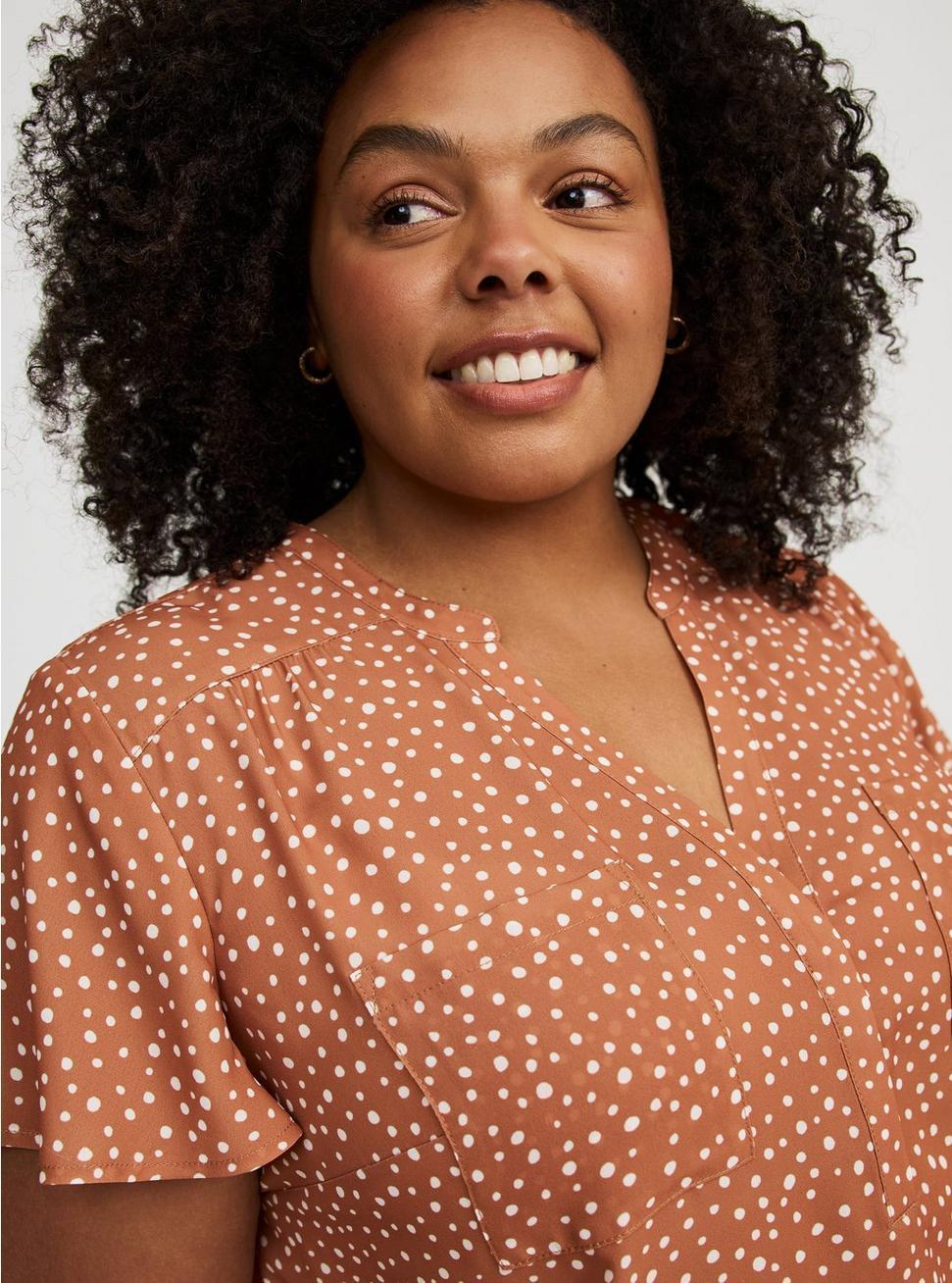 Harper Flutter Sleeve Pullover Blouse Product Image