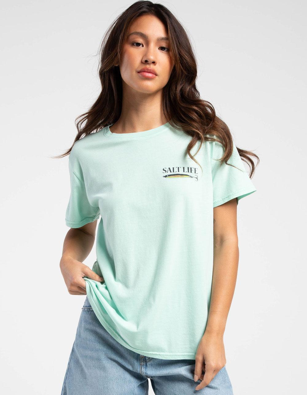 SALT LIFE Lure Me Womens Oversized Tee Product Image