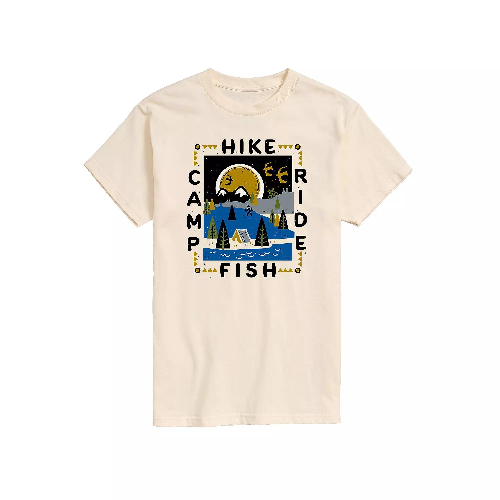 Men's Hike Camp Fish Ride Tee,  Product Image