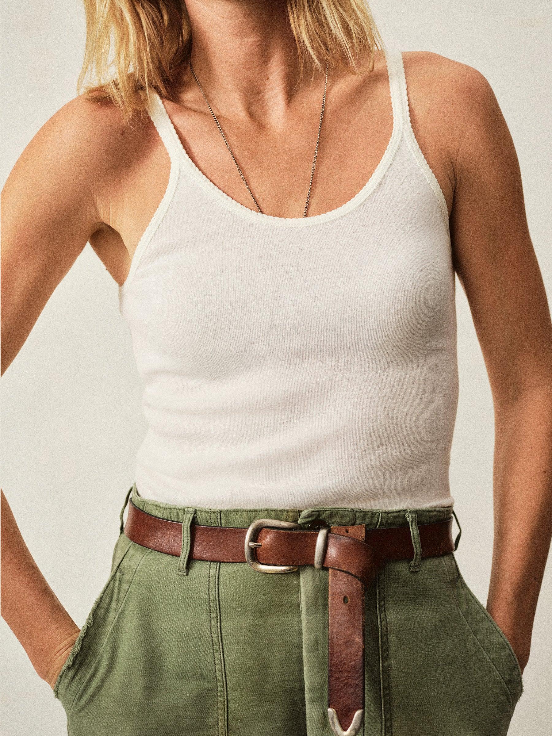 Natural Heirloom Rib Scoop Tank Product Image