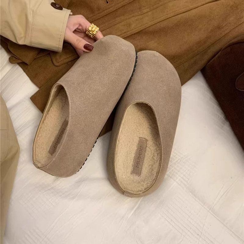 Fleece-Lined Mules Product Image