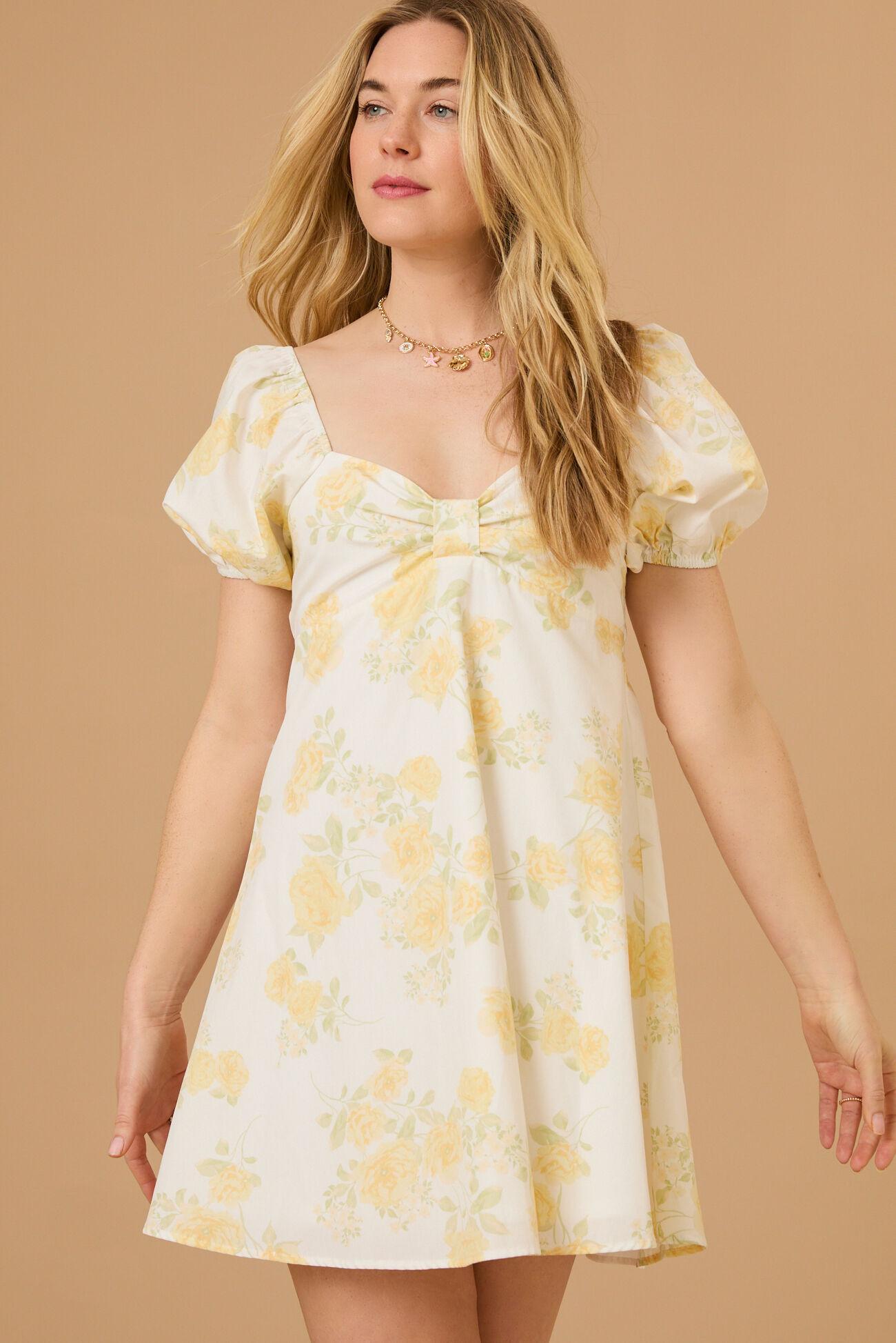 Amanda Floral Mini Dress Product Image