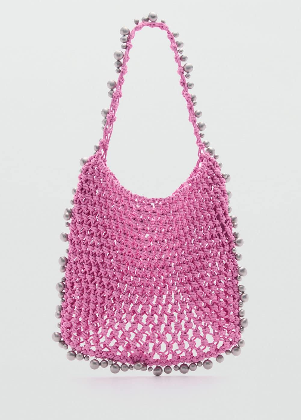 Beaded  bag - Women | MANGO USA Product Image