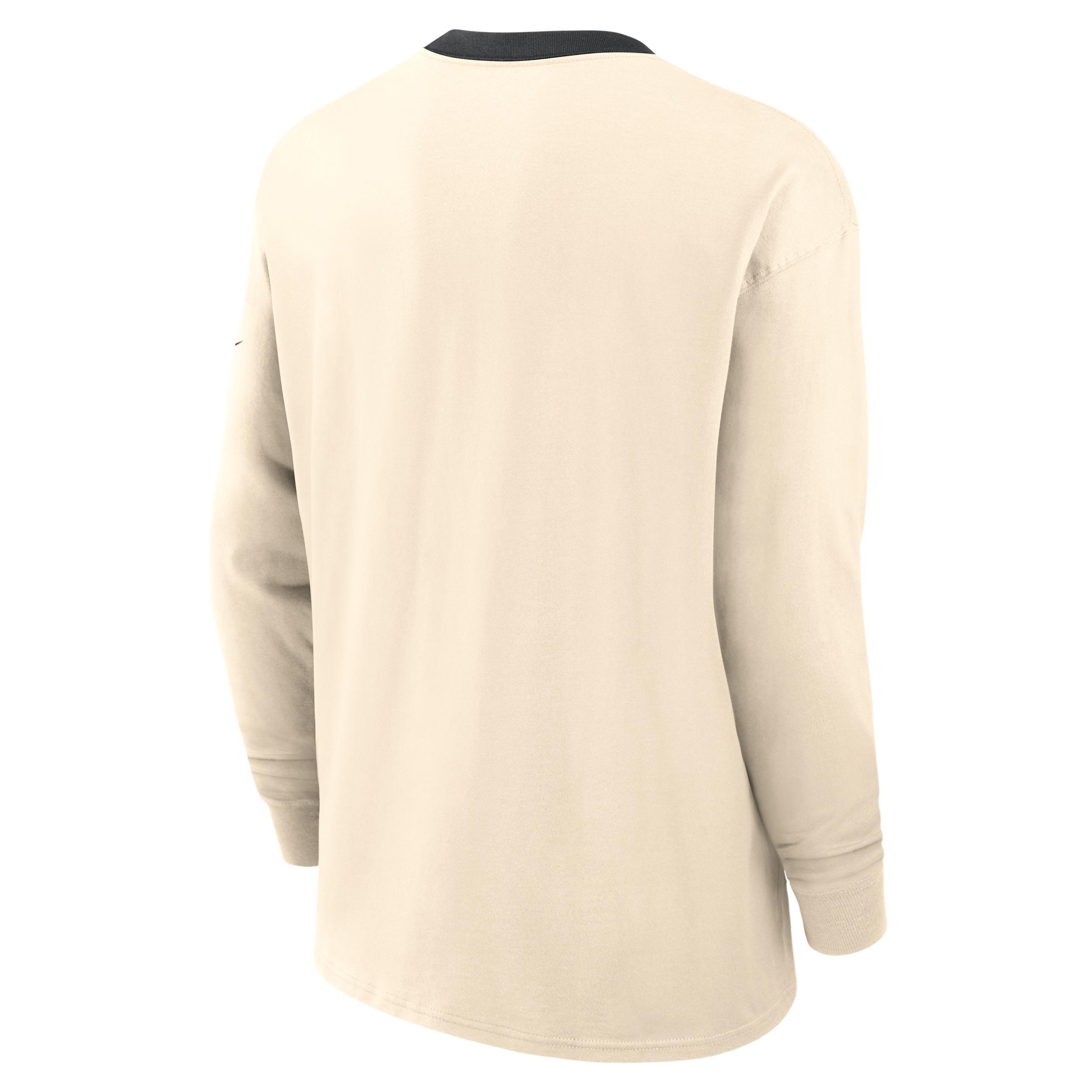 Iowa Athletic Prep Max90 Pocket Logo Nike Mens College Long-Sleeve T-Shirt | 01ND014MIA-UPP Product Image