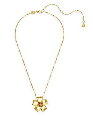 Womens Idyllia Gold-Plated & Crystals Necklace Product Image