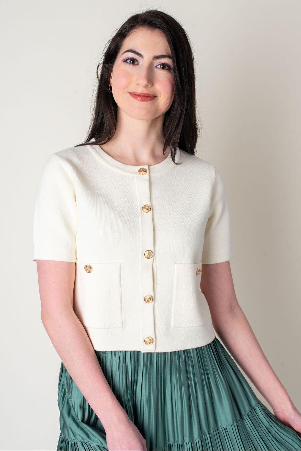 Heartbreaker Knit Short Sleeve Top Product Image