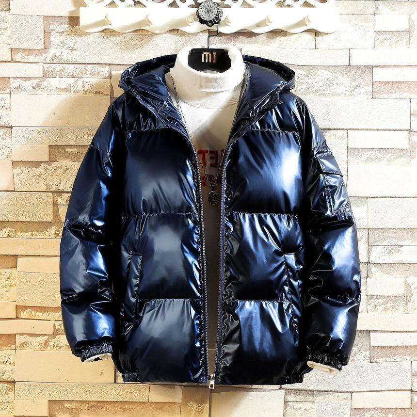 Hooded Zip-Up Puffer Jacket Product Image