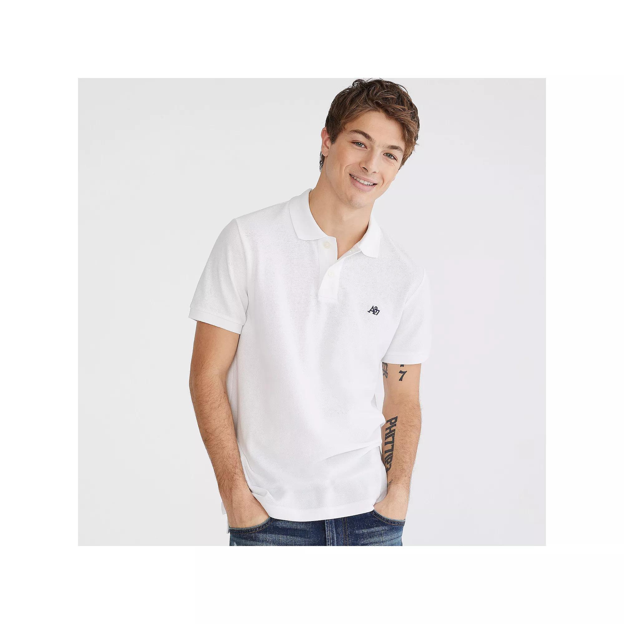 Men's Aeropostale Short Sleeve Pique Polo,  Product Image