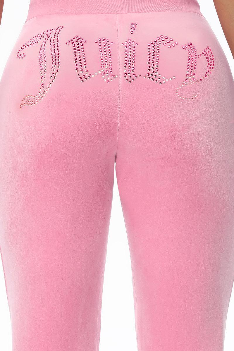 Ombre Big Bling Velour Track Pants Product Image