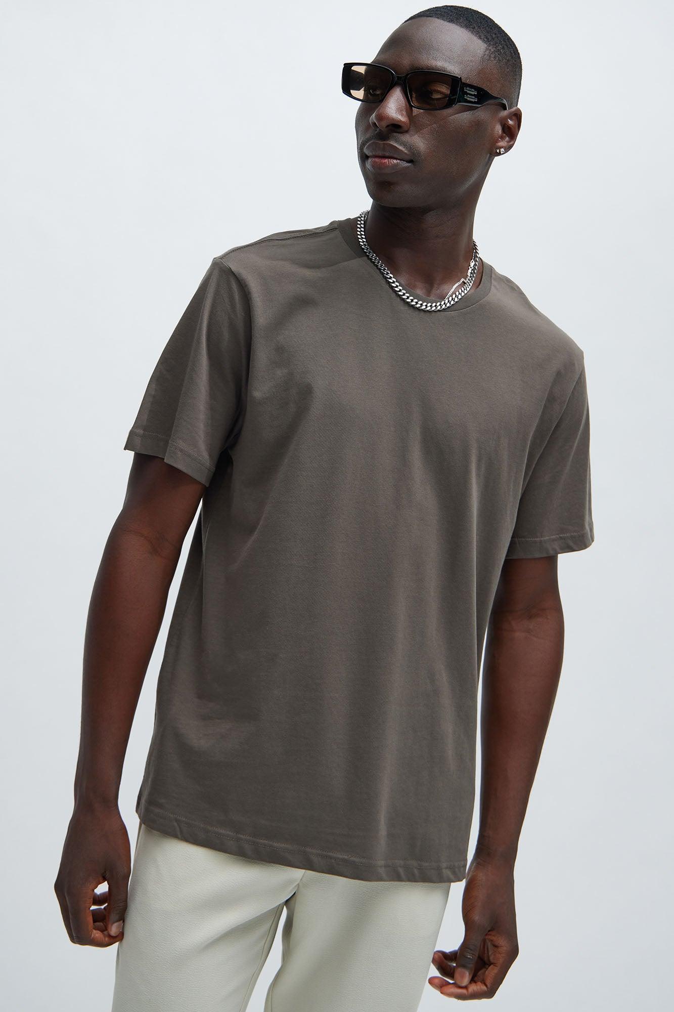 Essential Short Sleeve Crew Tee - Olive Product Image