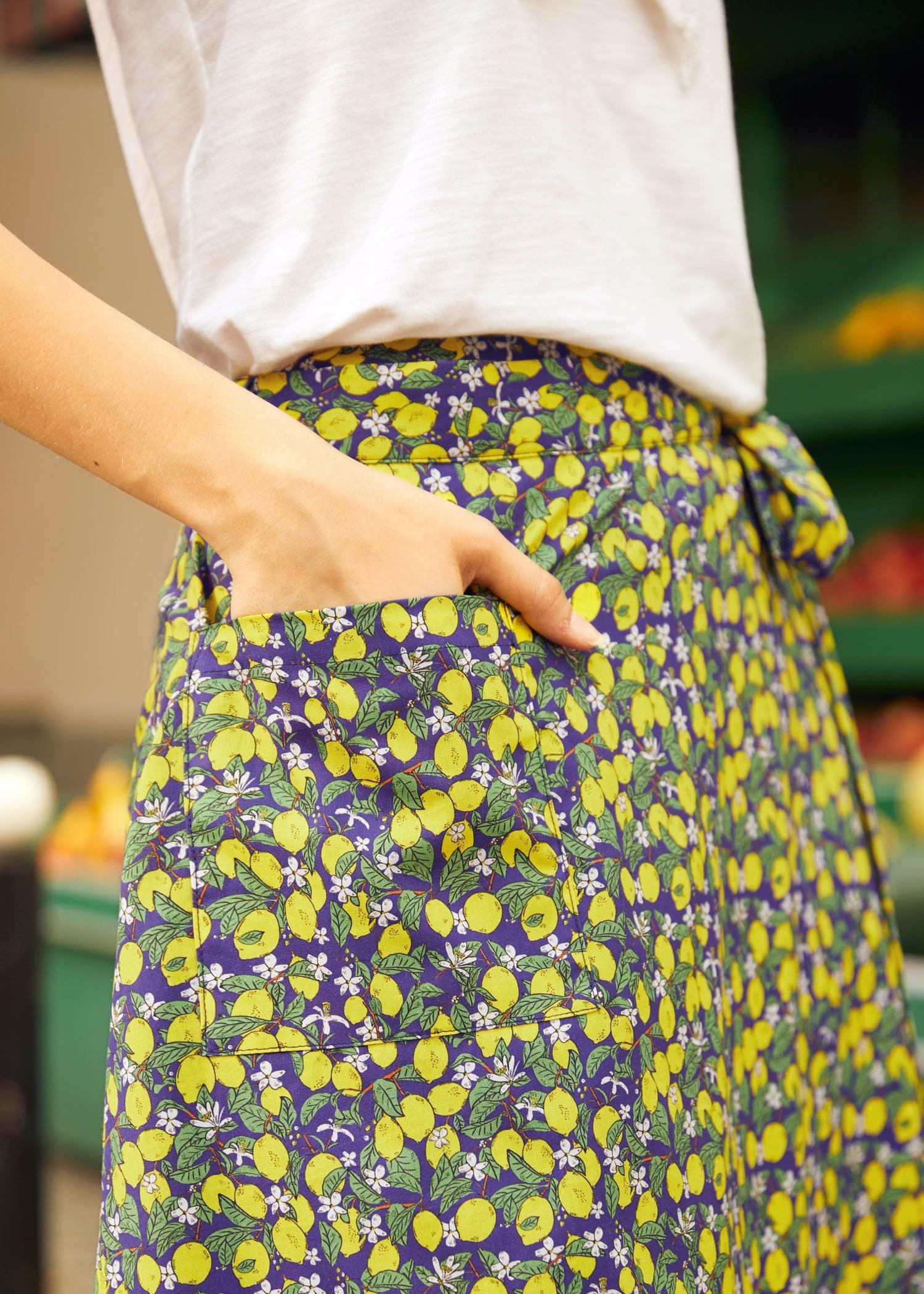 The Lemon Blossom Wrap Skirt Product Image