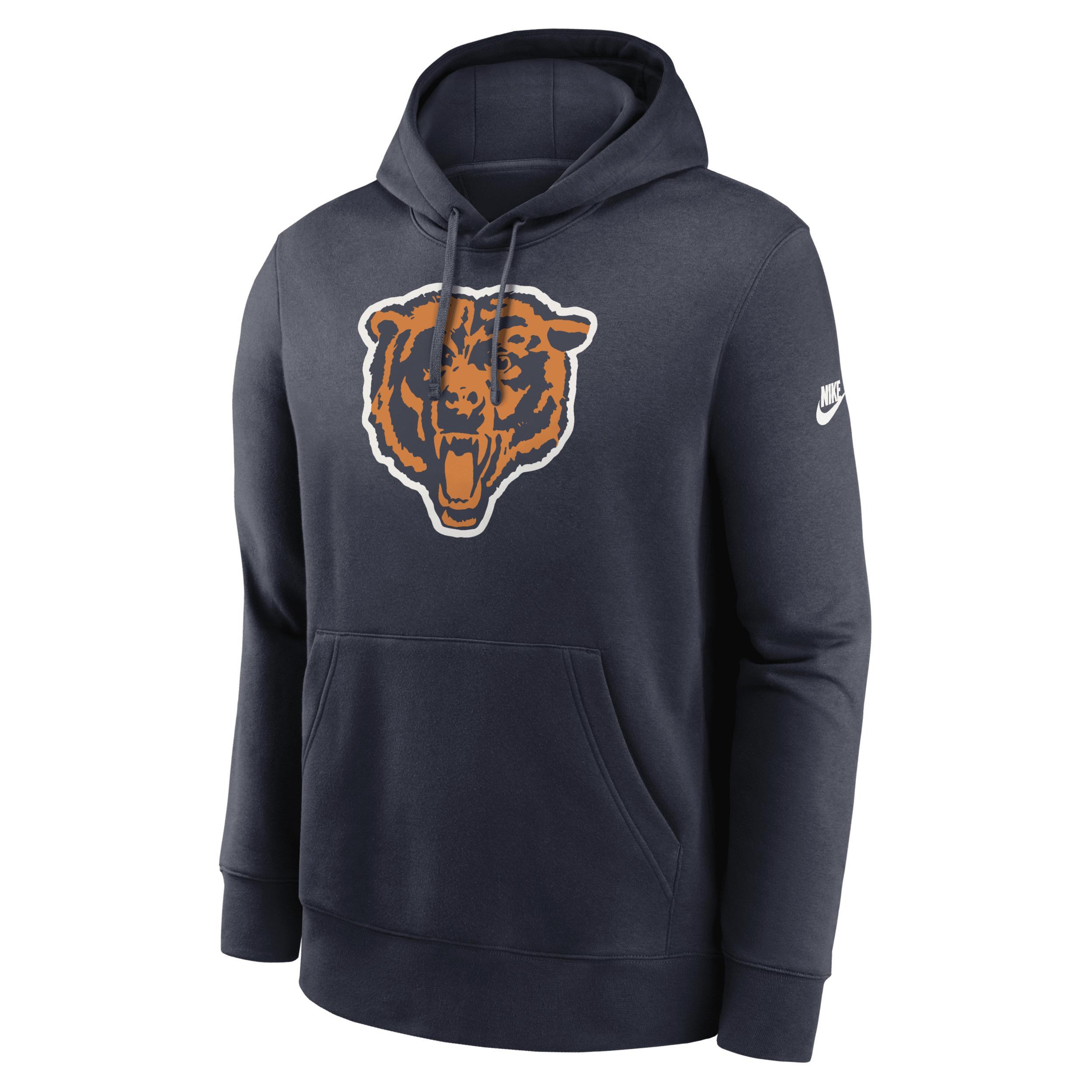 Chicago Bears Rewind Club Logo Menâs Nike Men's NFL Pullover Hoodie Product Image