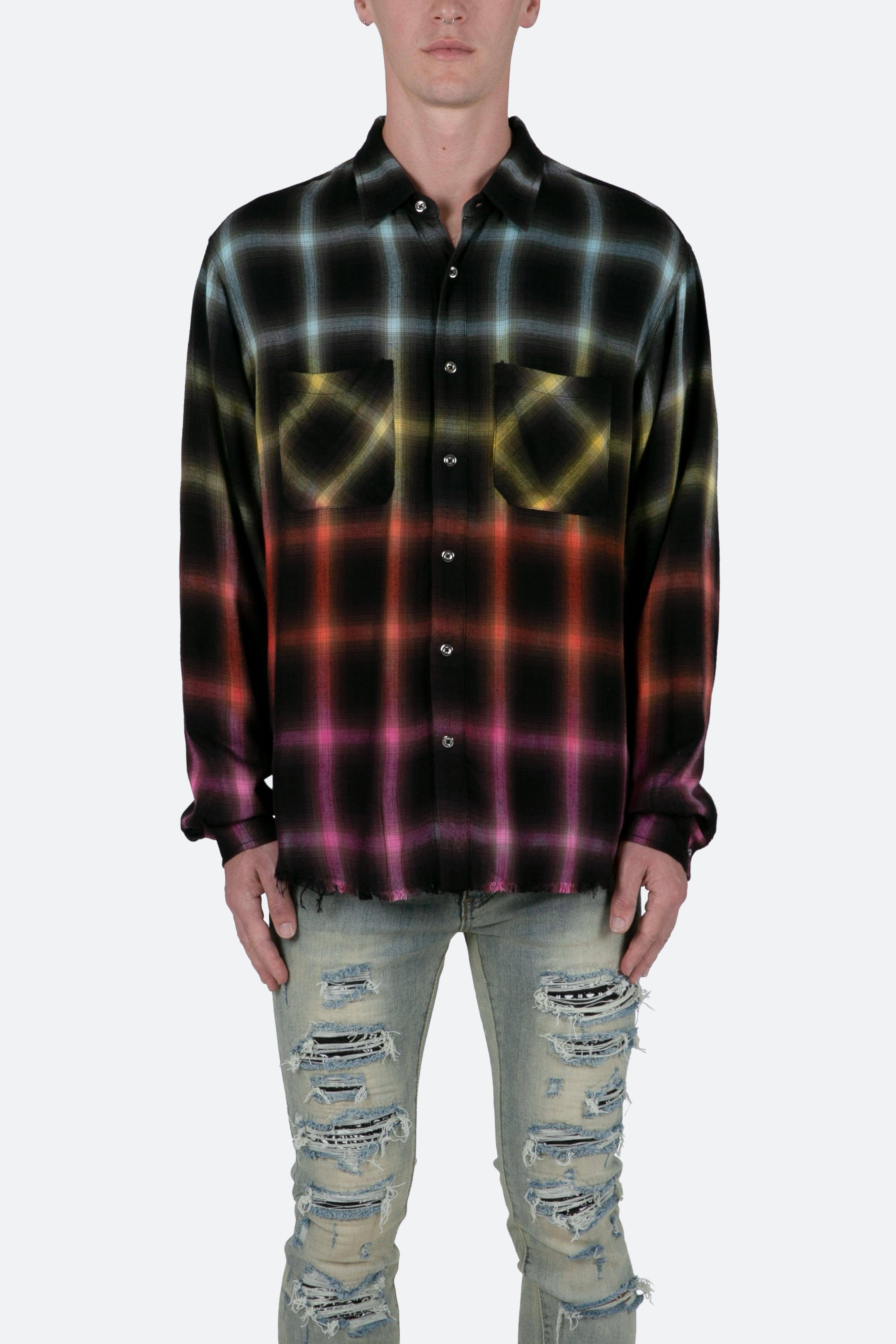 Ombre Flannel Shirt - Multi Product Image