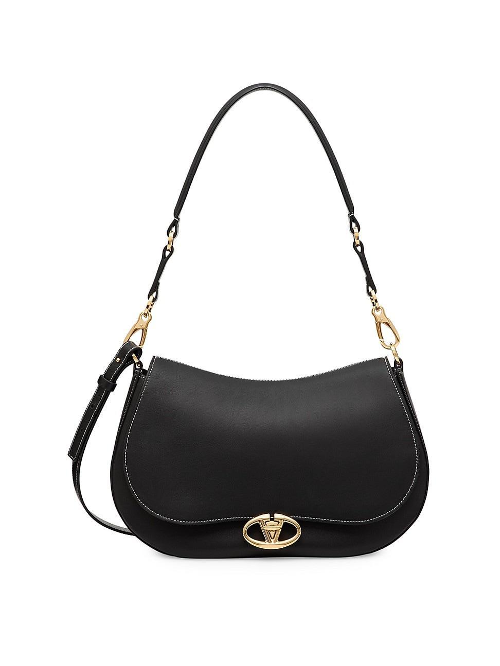 Womens Ohval Medium Shoulder Bag in Nappa Calfskin Product Image