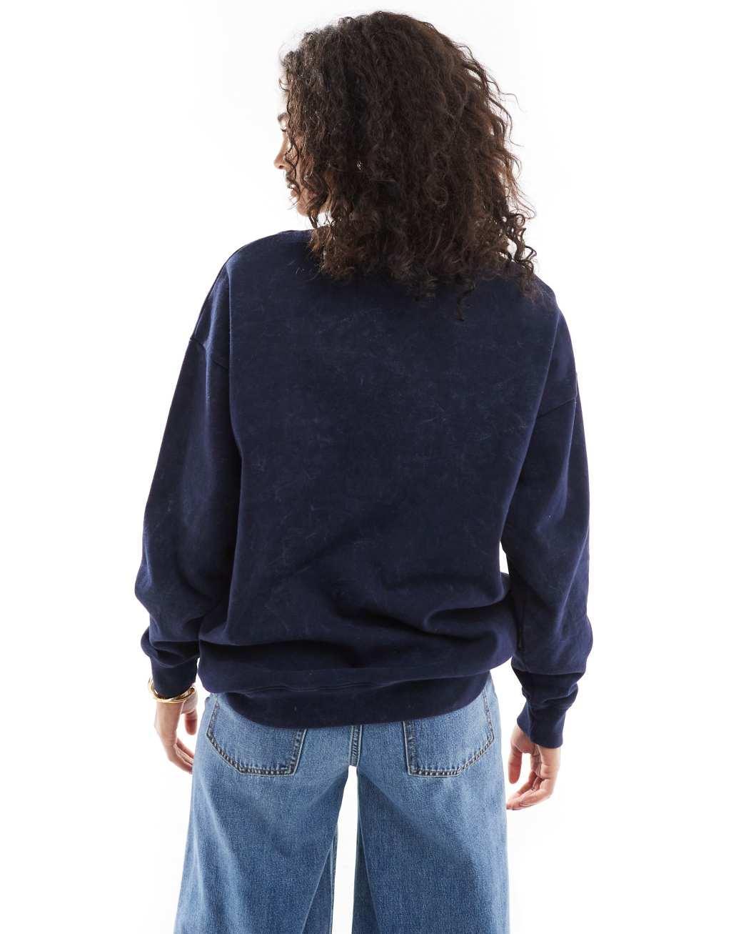 Daisy Street garfield NYC sweatshirt in navy Product Image