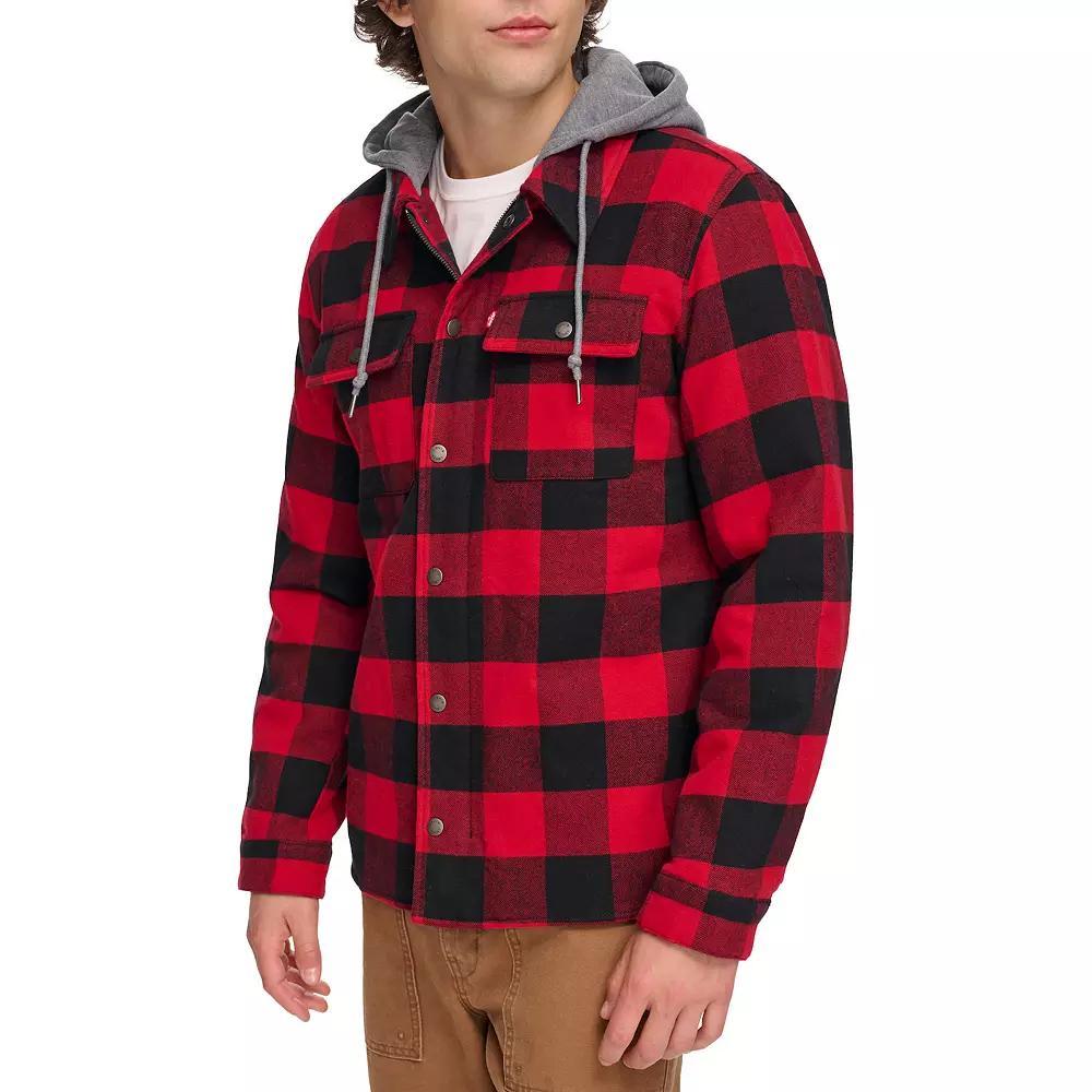 Men's Levi's® Shirt Jacket with Fleece Hood,  Product Image