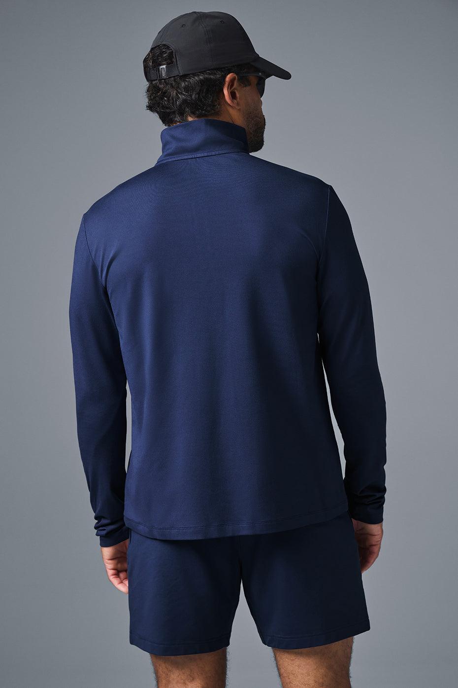 Conquer 1/4 Zip Reform Long Sleeve - Navy Male Product Image