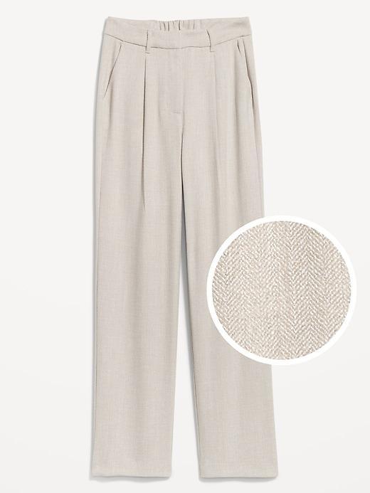 Extra High-Waisted Taylor Trouser Wide-Leg Pants Product Image