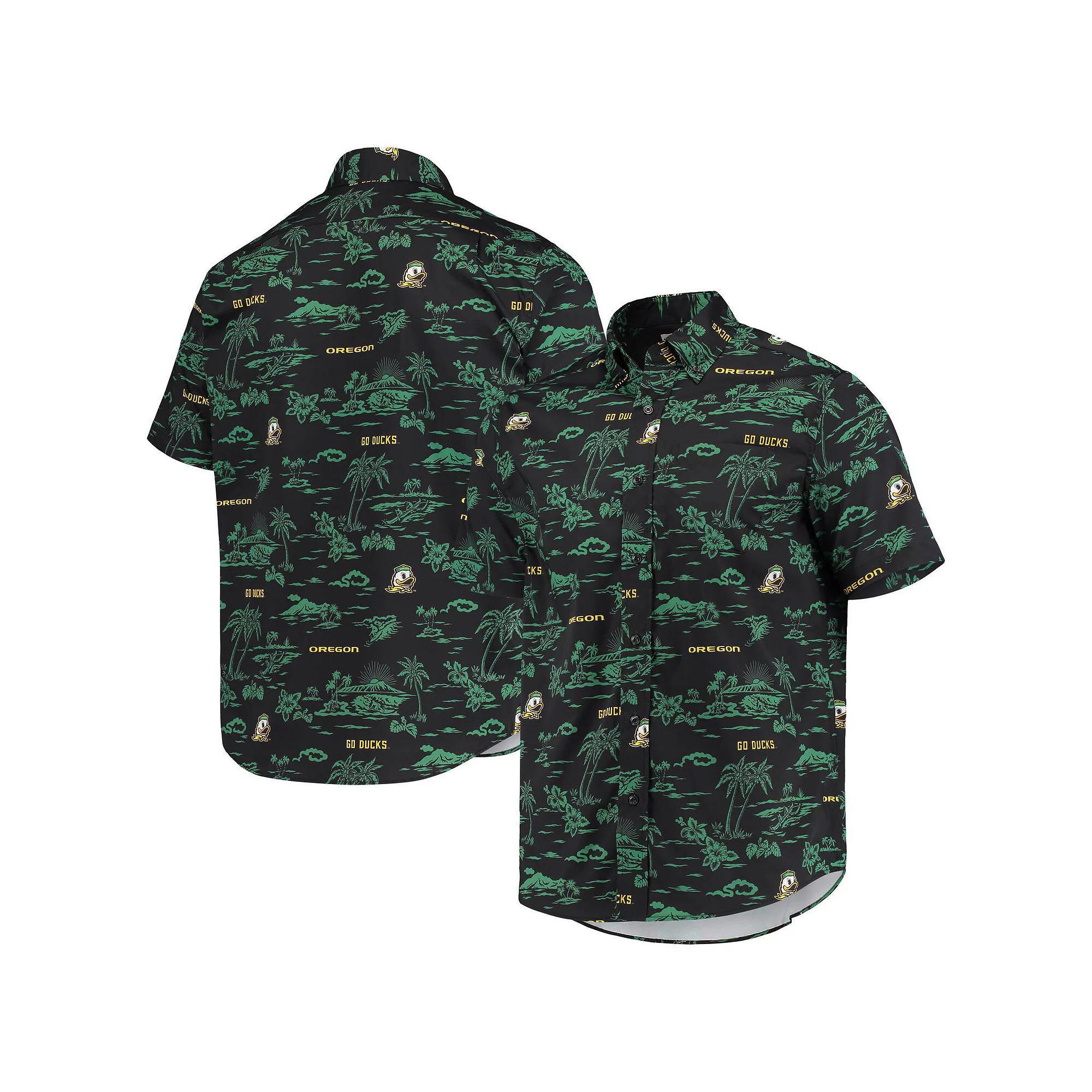 Men's Reyn Spooner Black Oregon Ducks Classic Button-Down Shirt,  Product Image