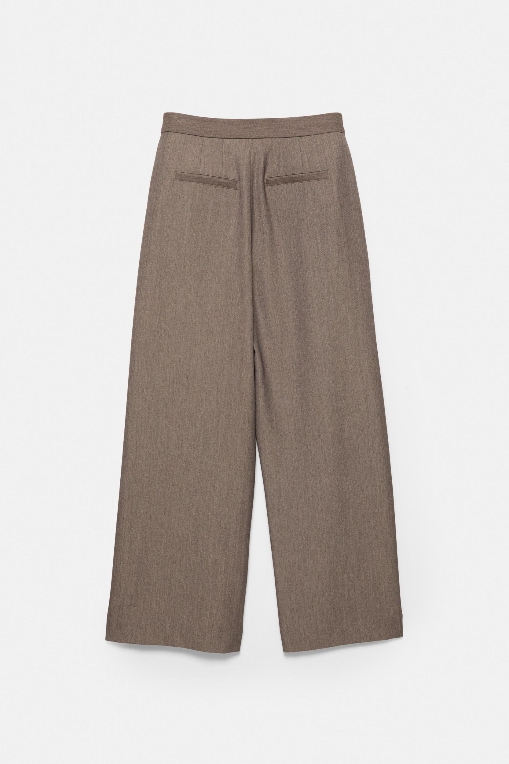 Wrap-waist smart trousers Product Image