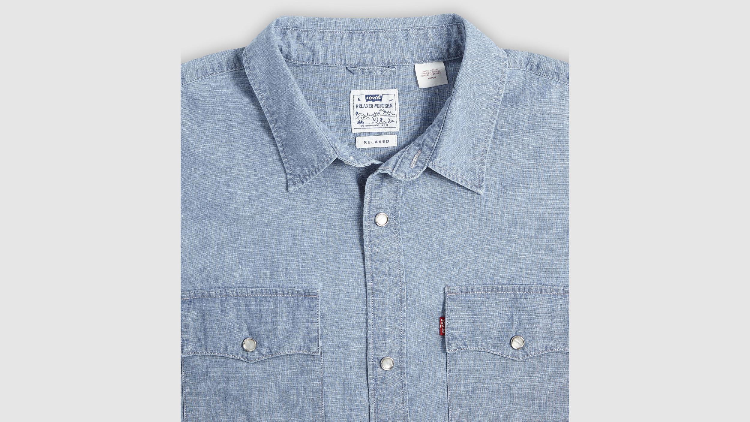 Short Sleeve Relaxed Fit Western Shirt Product Image