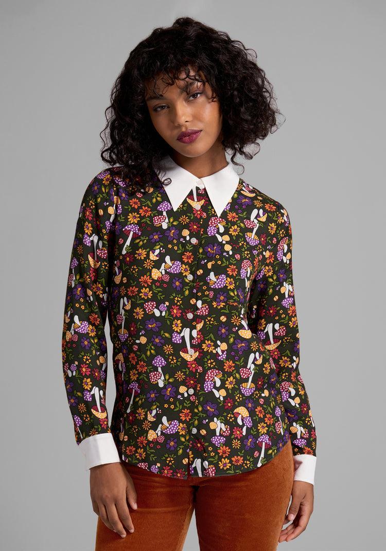 Point In Time Button-Up Top Product Image