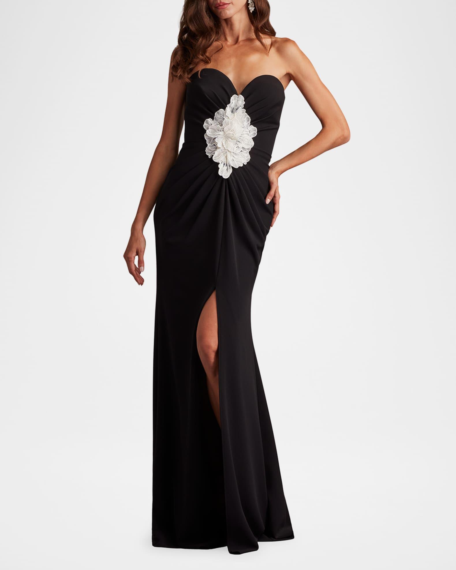 Strapless Embellished Column Gown Product Image