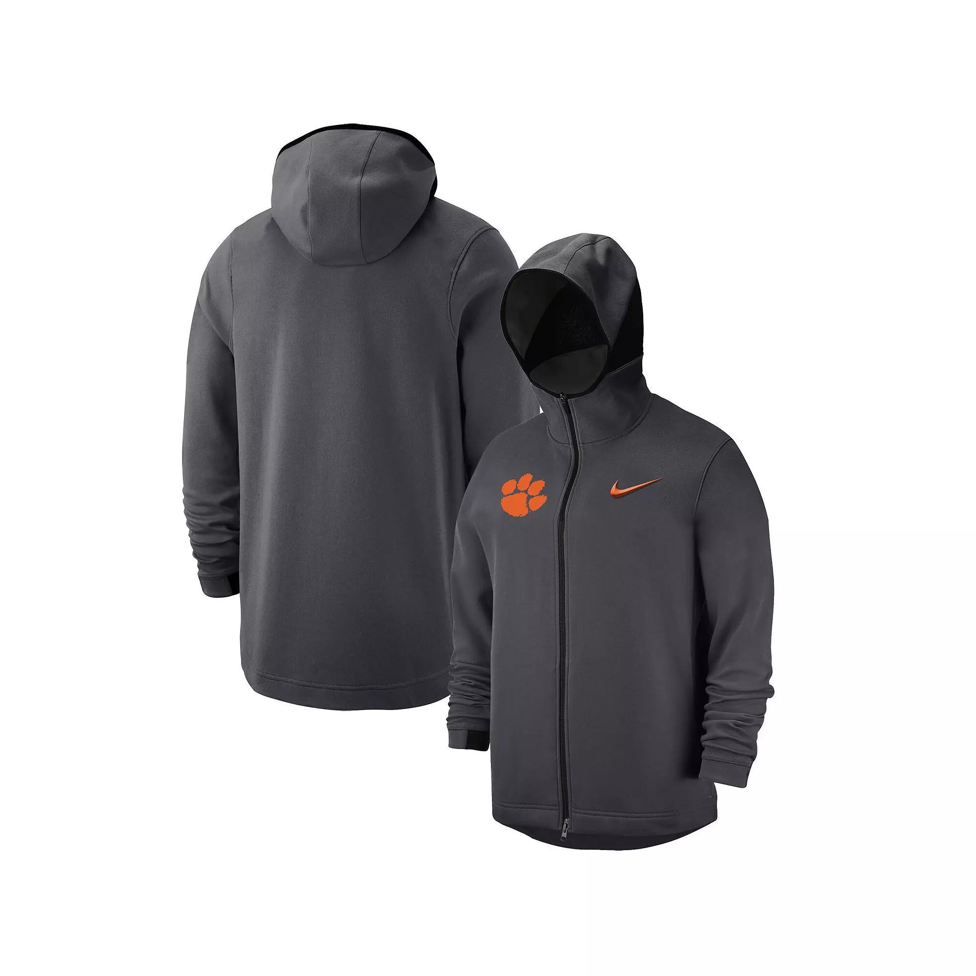 Men's Nike Anthracite Clemson Tigers Tonal Showtime Full-Zip Hoodie,  Product Image