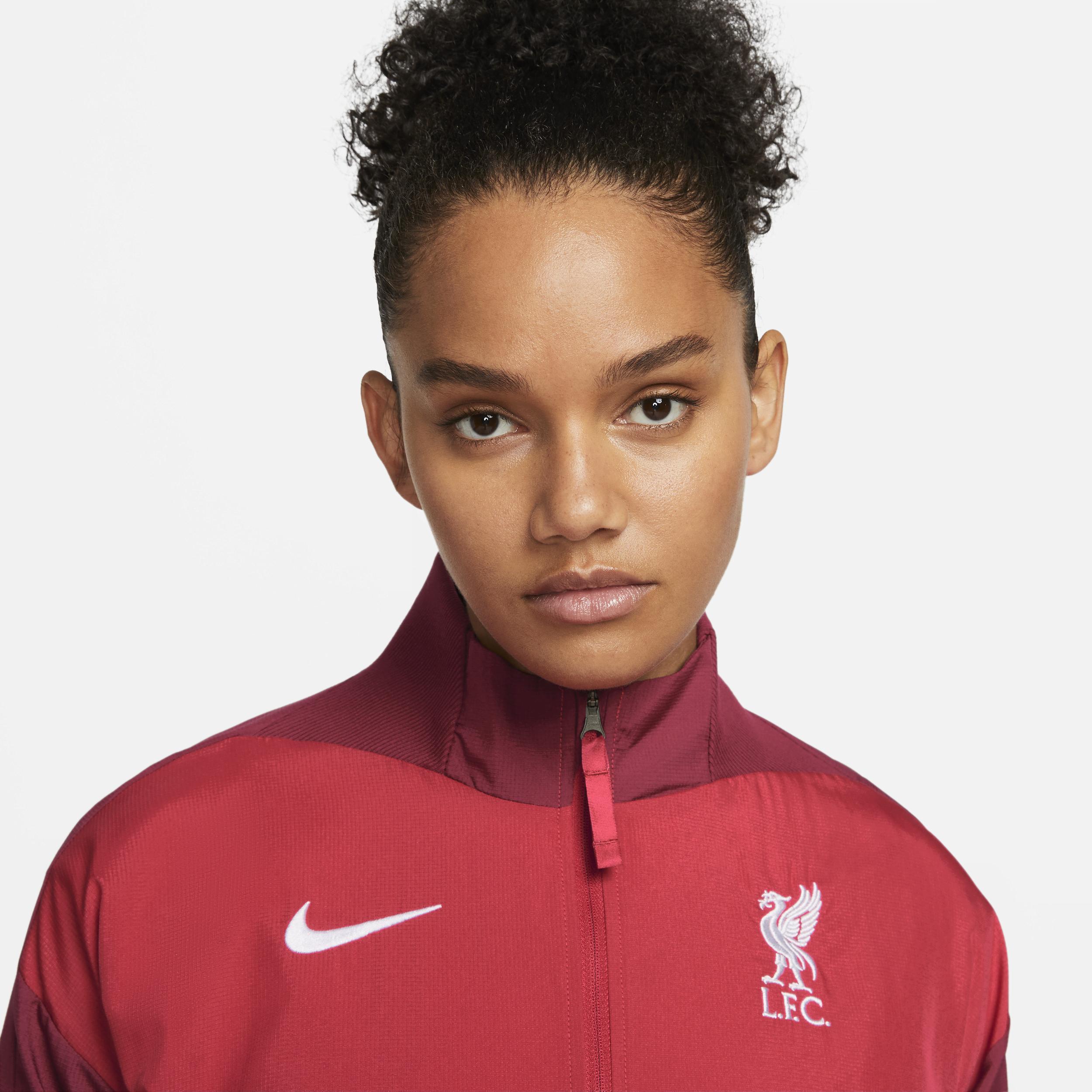 Womens Nike Red Liverpool Anthem Raglan Performance Full-Zip Jacket Product Image