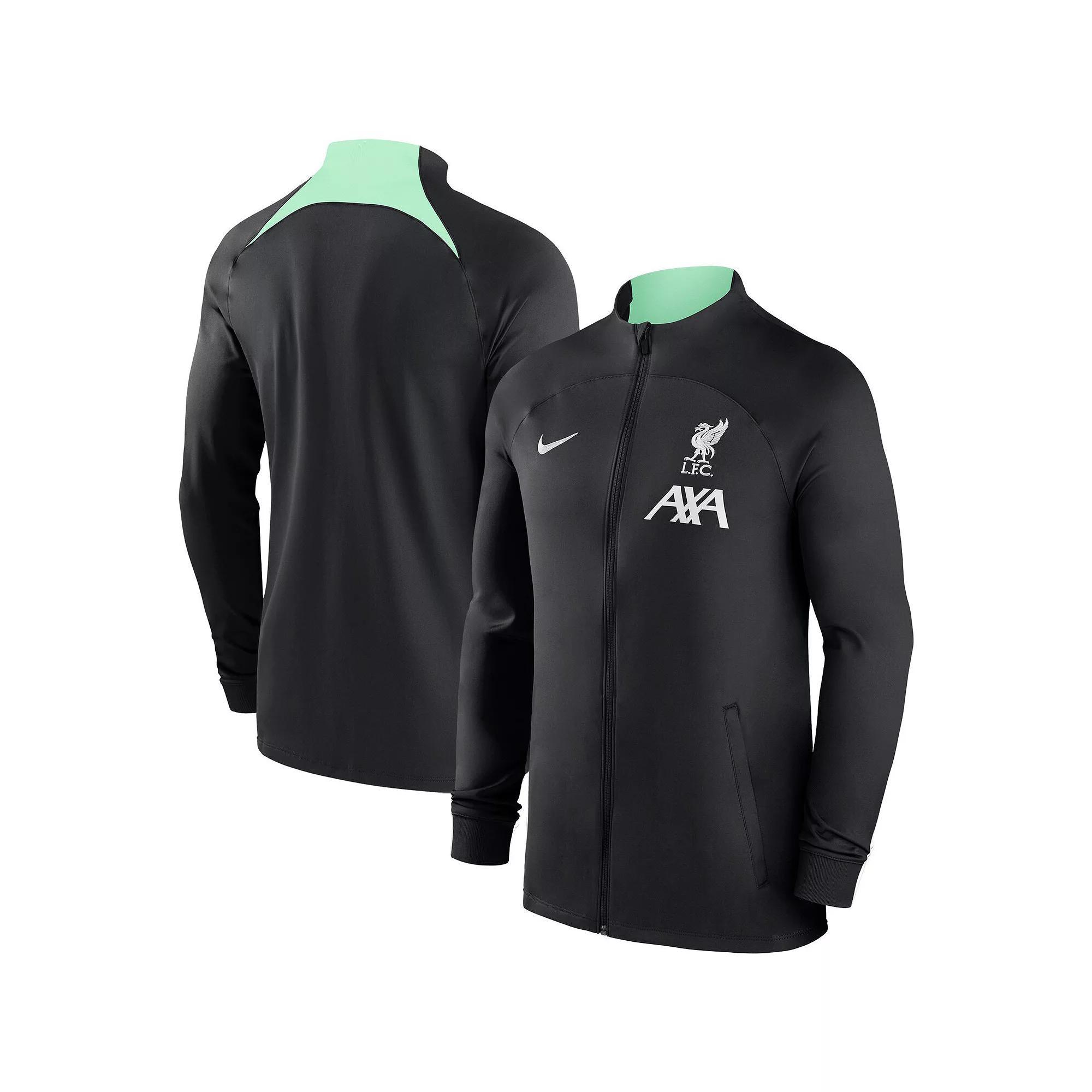 Men's Nike Black Liverpool Strike Performance Full-Zip Track Jacket, Size: Medium, Lvp Black Product Image