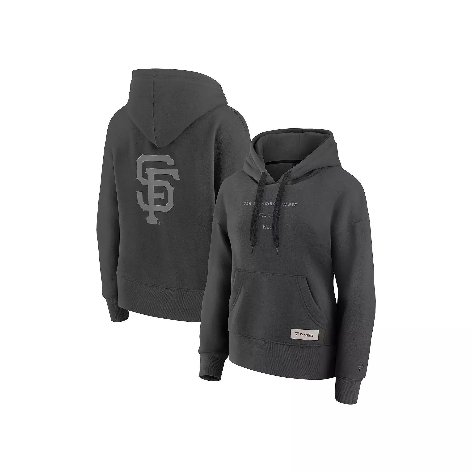 Women's Fanatics Charcoal San Francisco Giants Elements Future Ground Subtle Tonal Pullover Hoodie,  Product Image