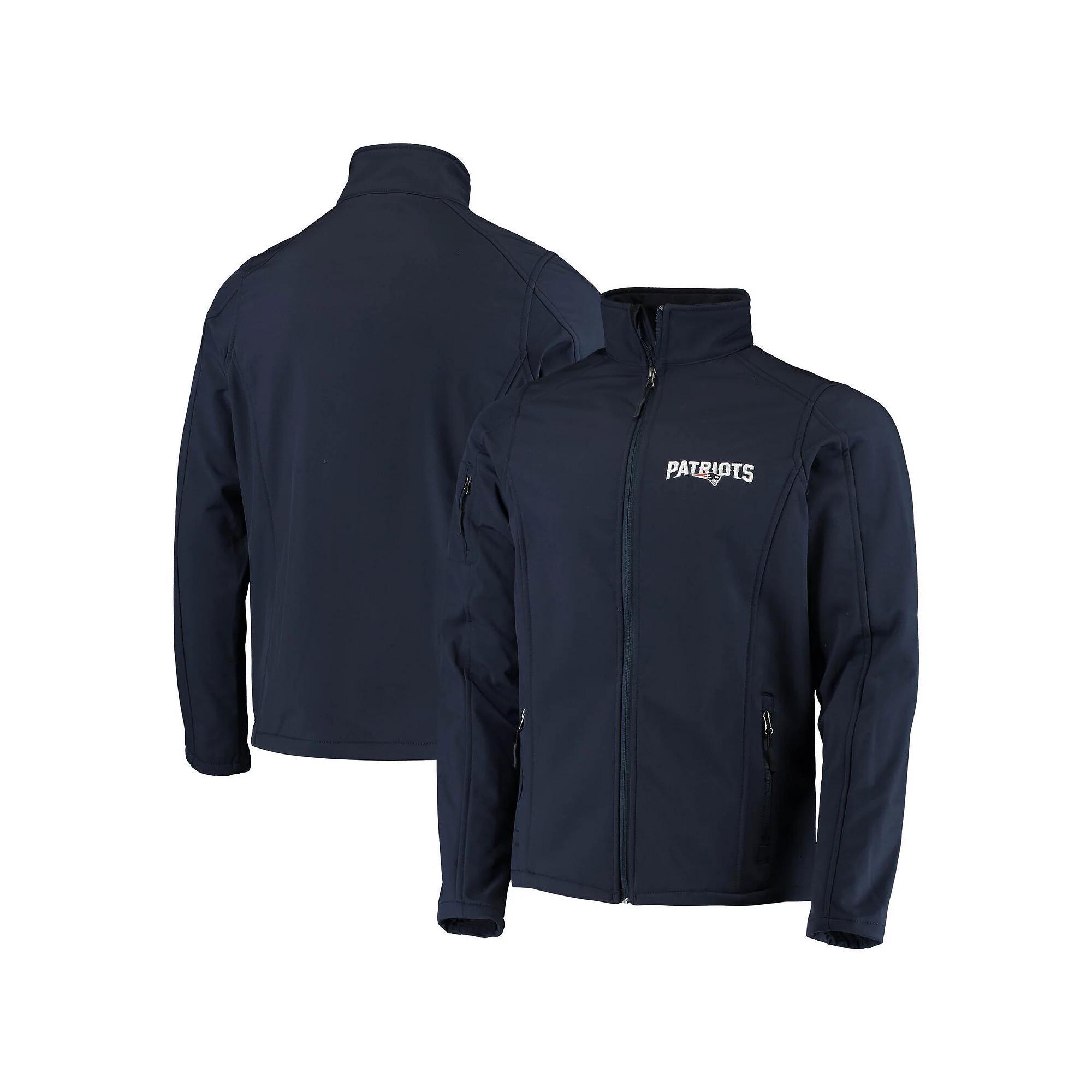 Men's Dunbrooke Navy New England Patriots Sonoma Softshell Full-Zip Jacket, Size: Large, Blue Product Image