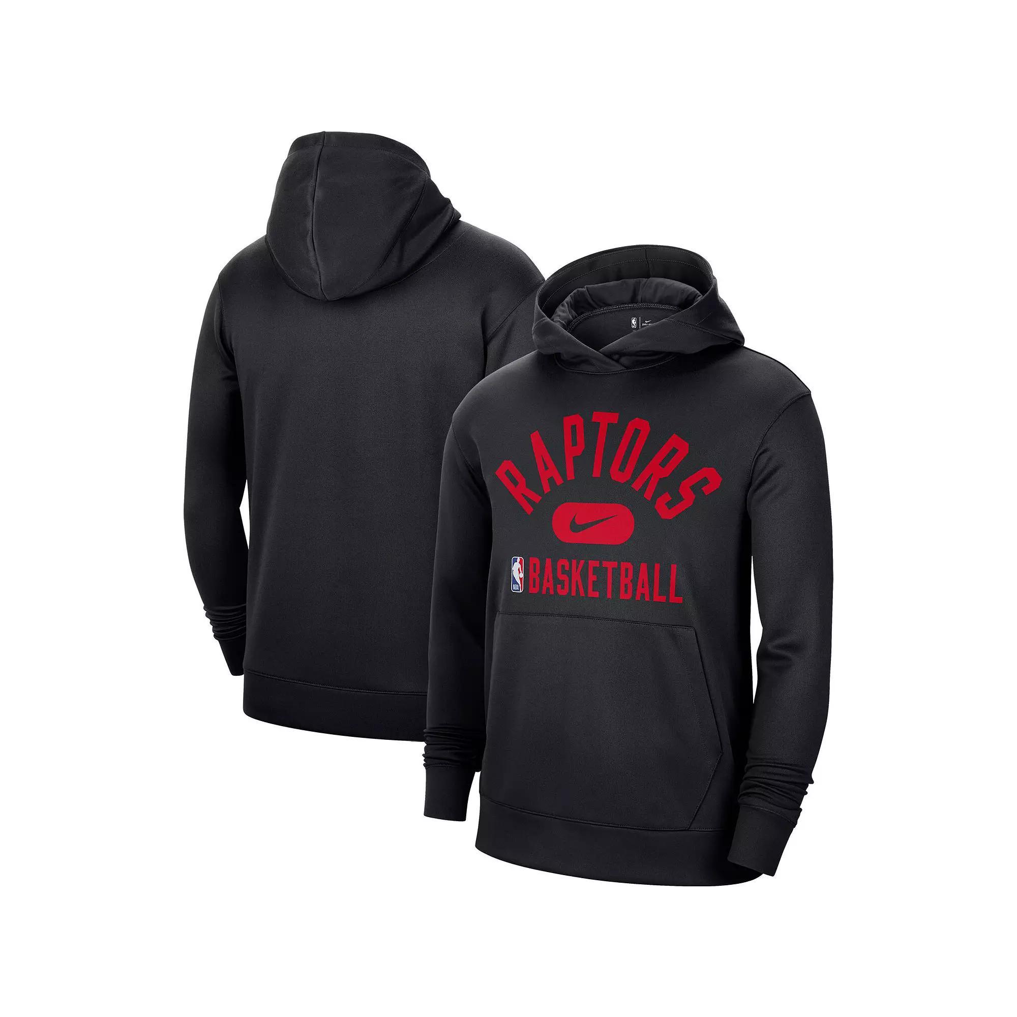 Men's Nike Black Toronto Raptors 2021-2022 Spotlight On Court Performance Practice Pullover Hoodie, Size: 2XL, Rpt Black Product Image