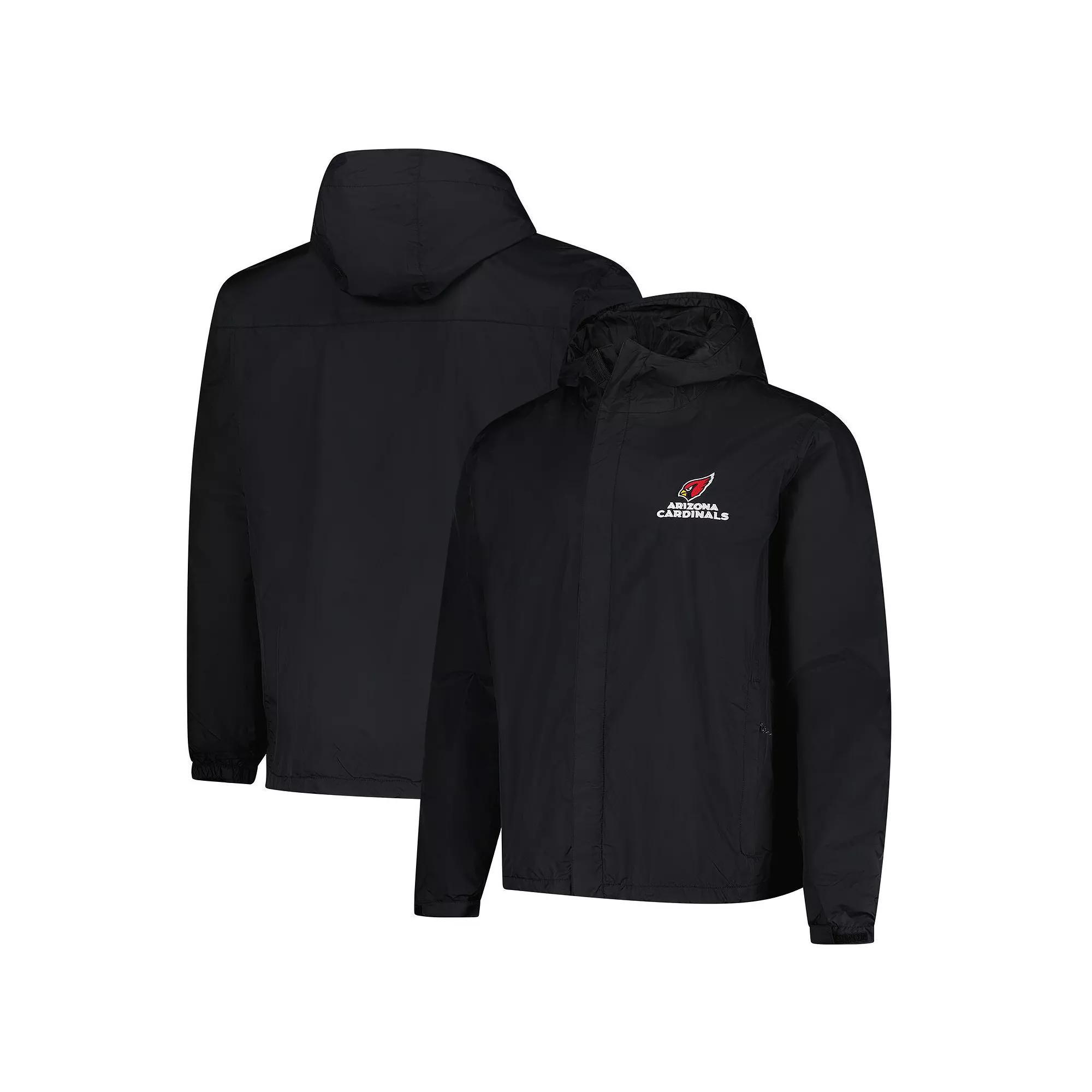 Men's Dunbrooke Black Arizona Cardinals Tropic Waterproof Packable Full-Zip Hoodie Jacket,  Product Image