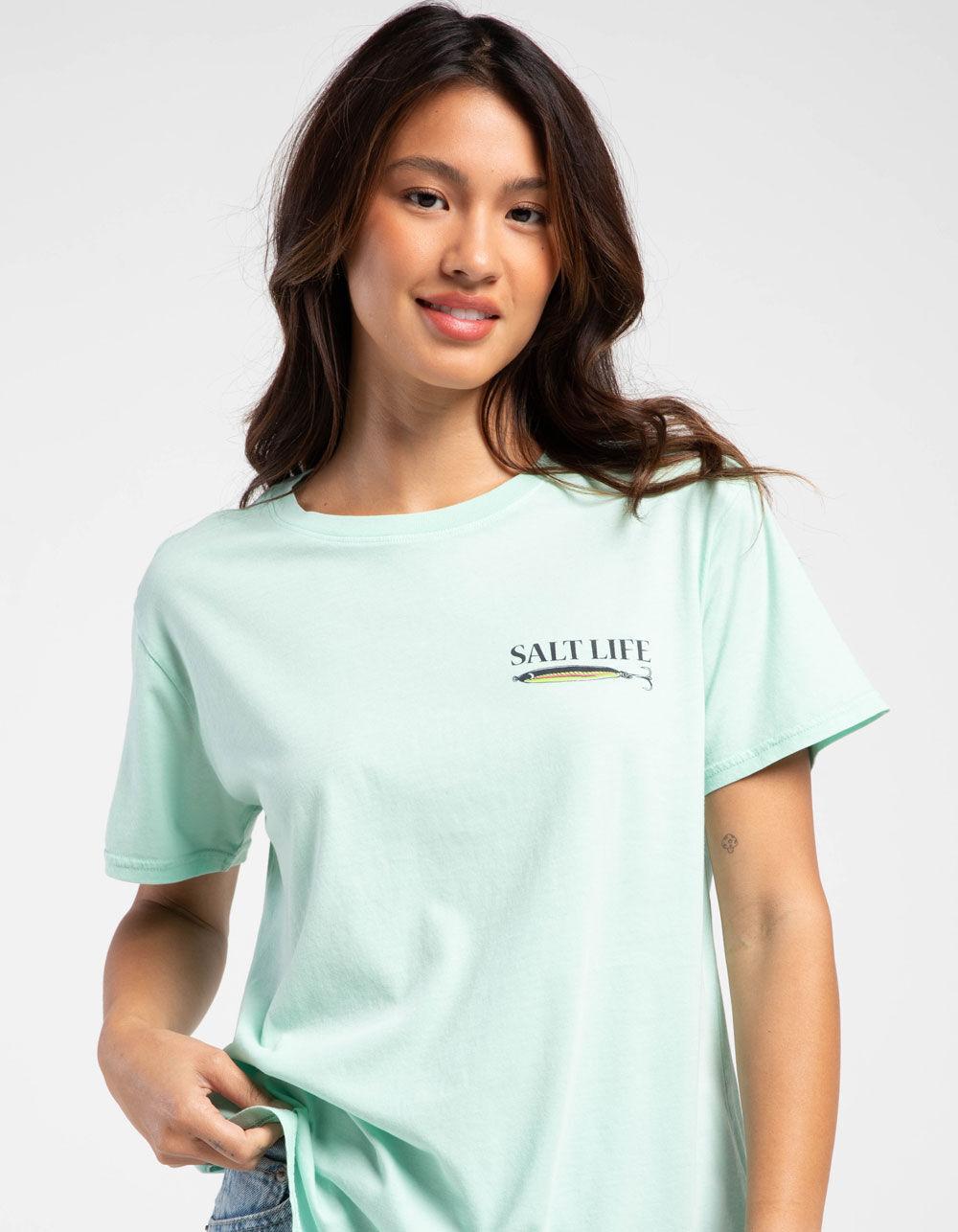 SALT LIFE Lure Me Womens Oversized Tee Product Image