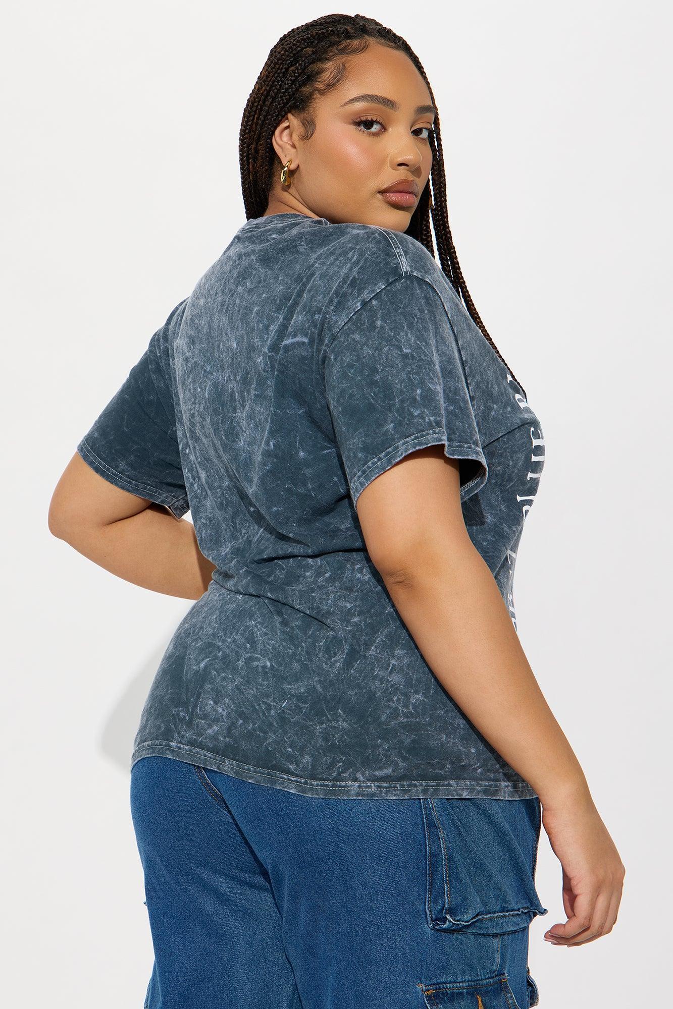 PBR Reaper Washed Oversized Tee - Charcoal Female Product Image