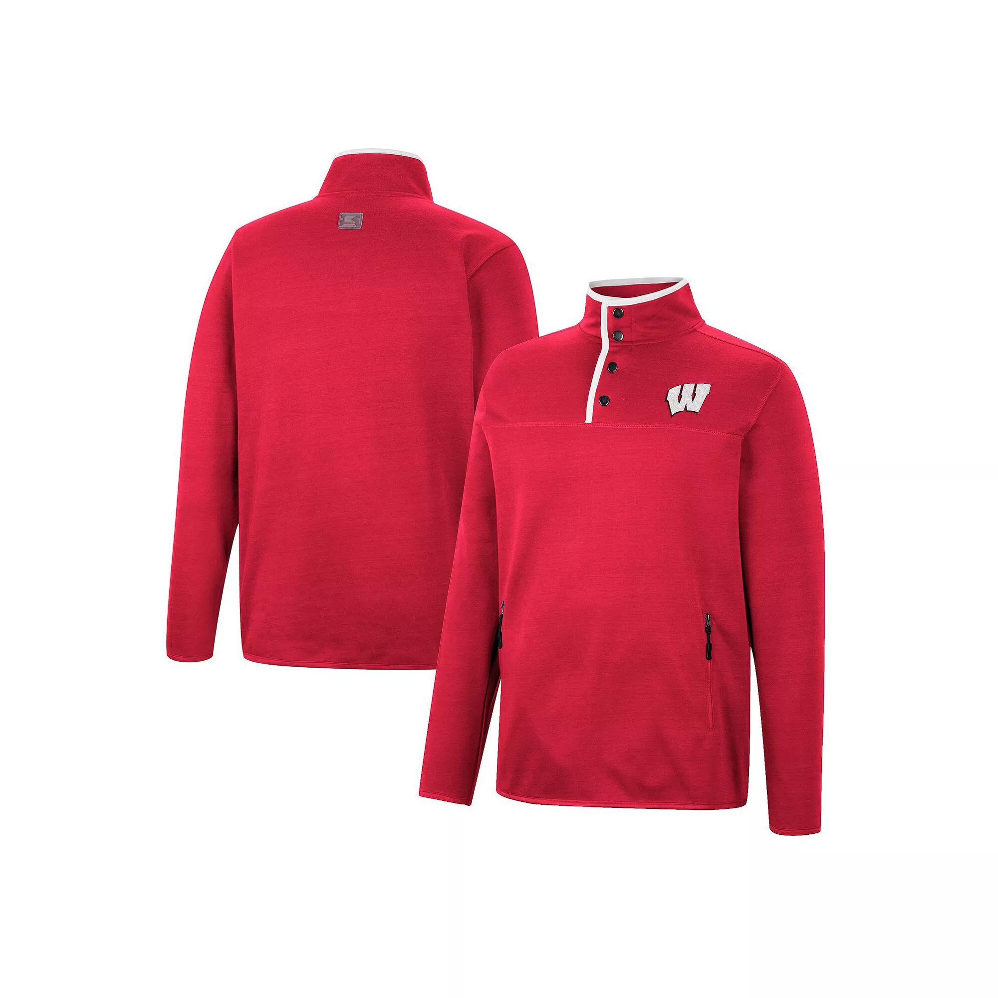 Men's Colosseum Orange Oklahoma State Cowboys Rebound Quarter-Snap Jacket,  Product Image