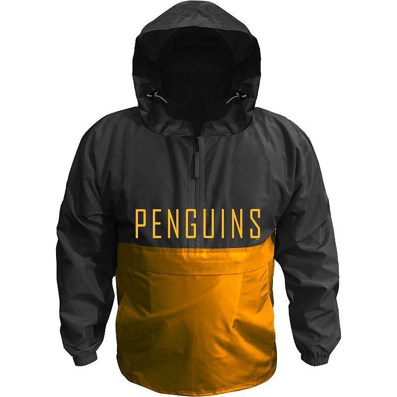 Mens Pittsburgh Penguins Big & Tall Anorak Half-Zip Pullover Hoodie Product Image