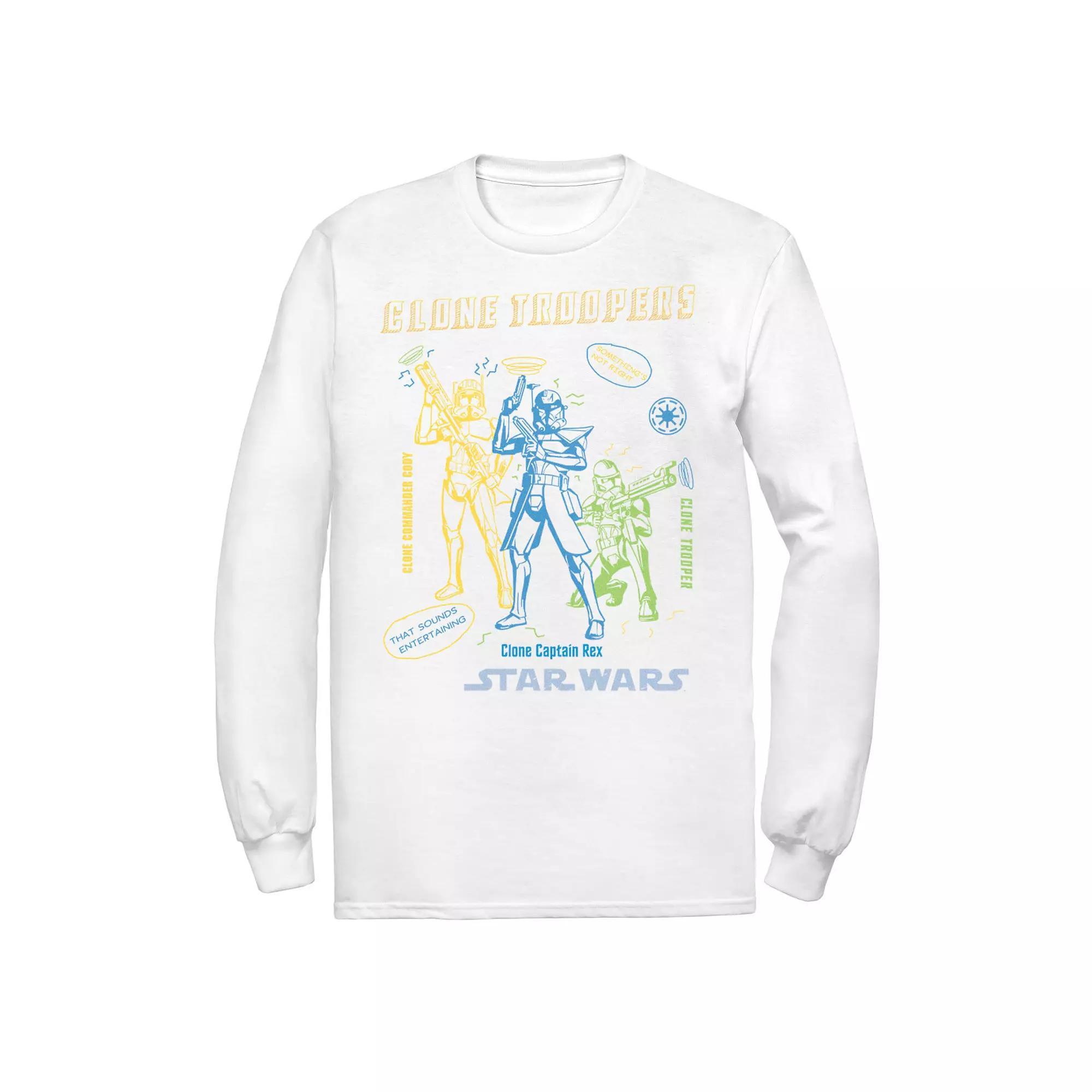 Men's Star Wars: Clone Wars Clone Troopers Doodles Tee,  Product Image