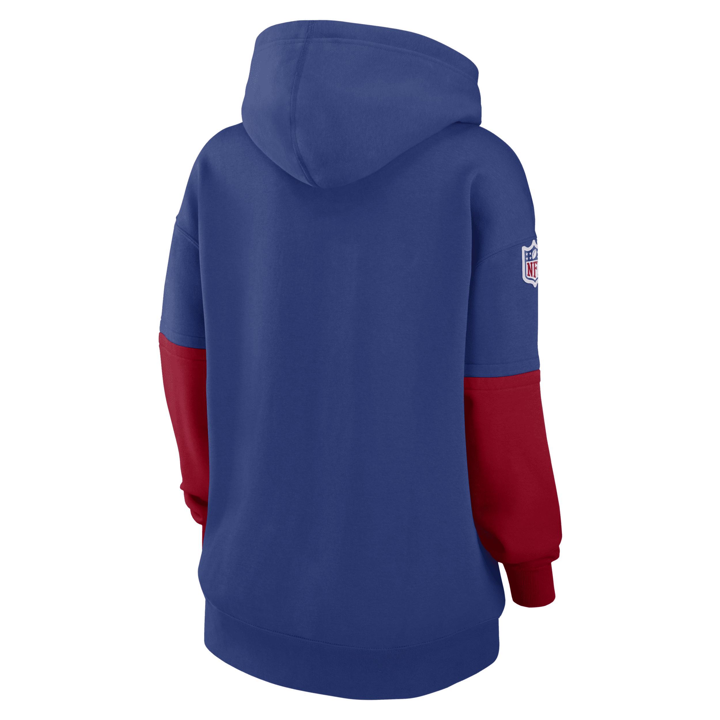 New England Patriots Sideline Essential Nike Women's NFL Pullover Hoodie Product Image