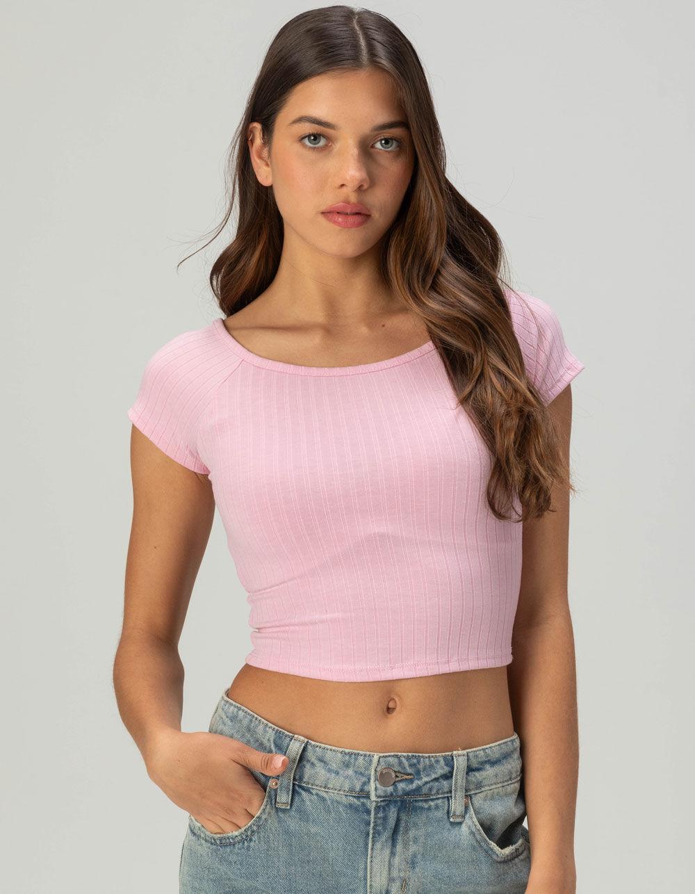 TILLYS Boat Neck Womens Tee Product Image