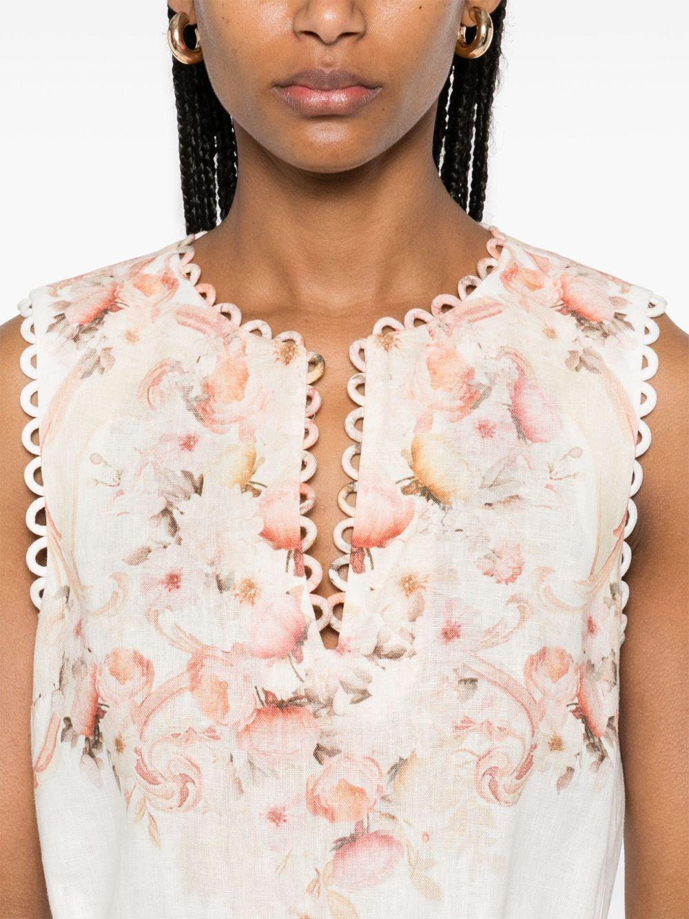 floral-printed mini dress Product Image