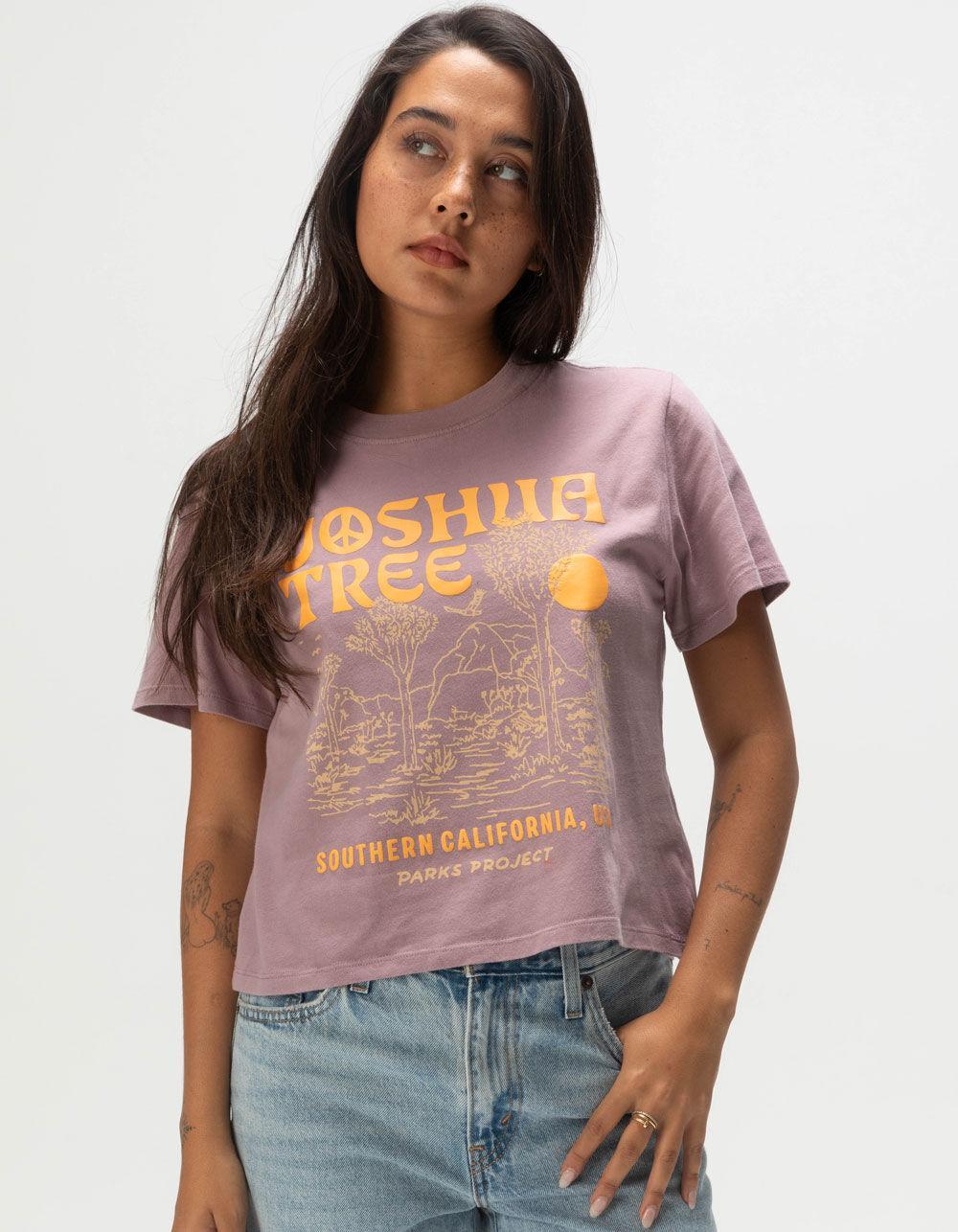 PARKS PROJECT Joshua Tree Puff Print Womens Boxy Tee Product Image